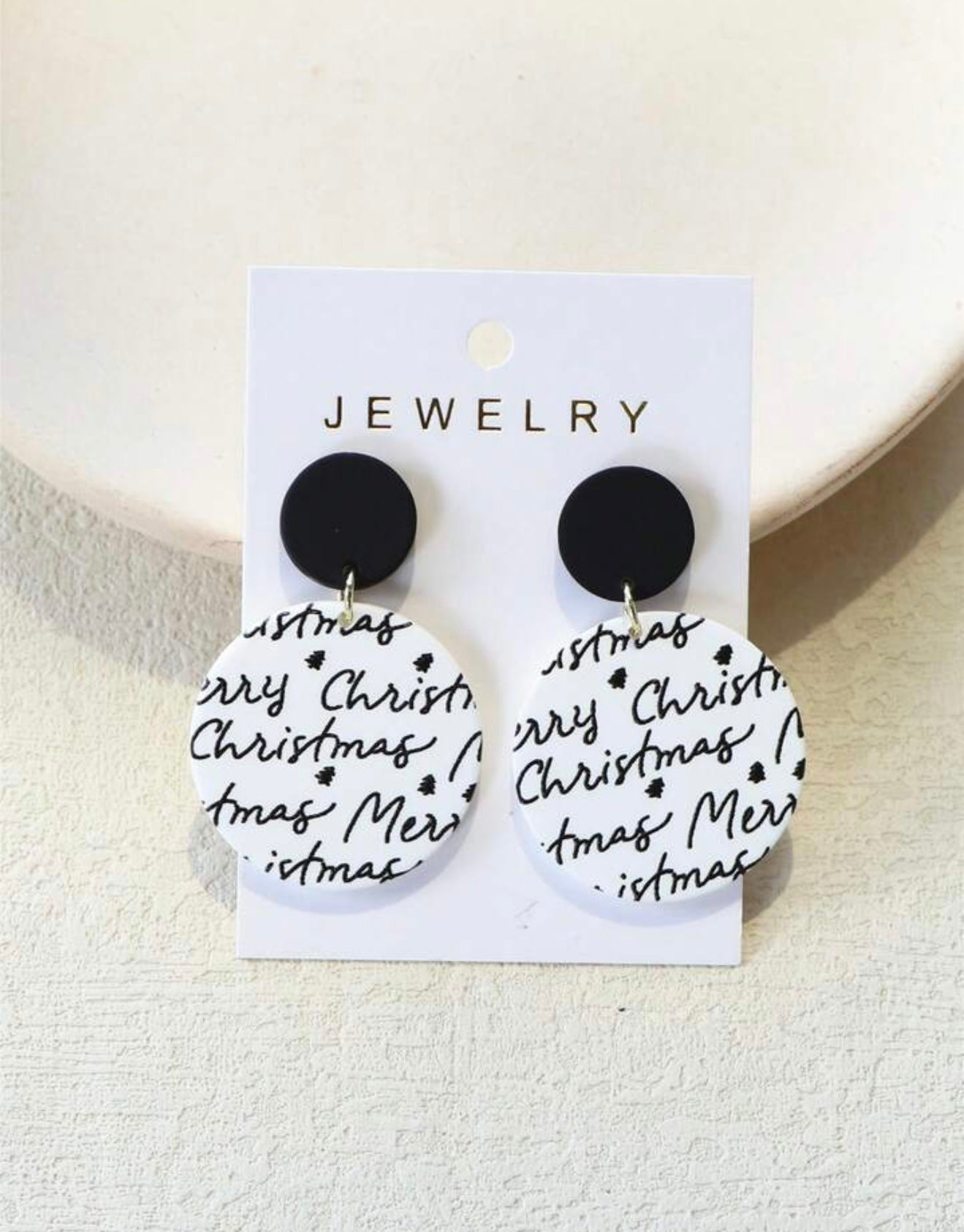 Merry Christmas Print Dangle
