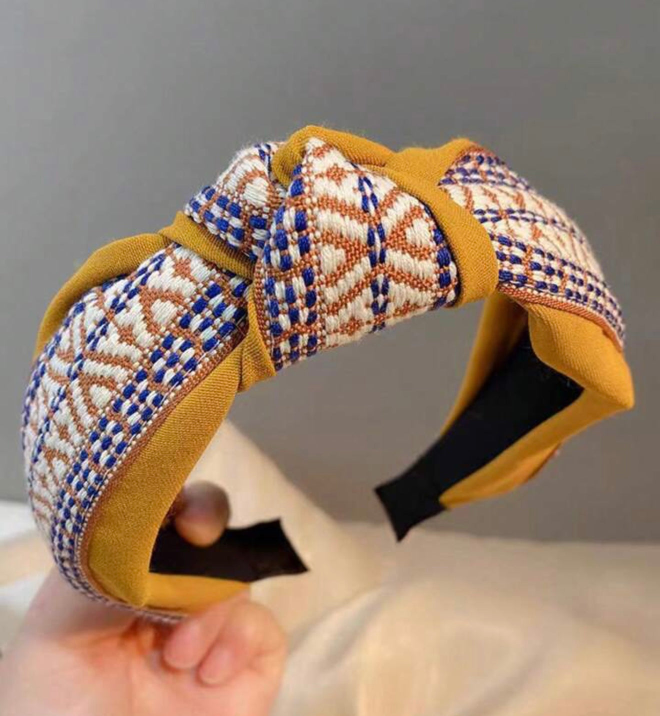Embroidery Knotted Headband