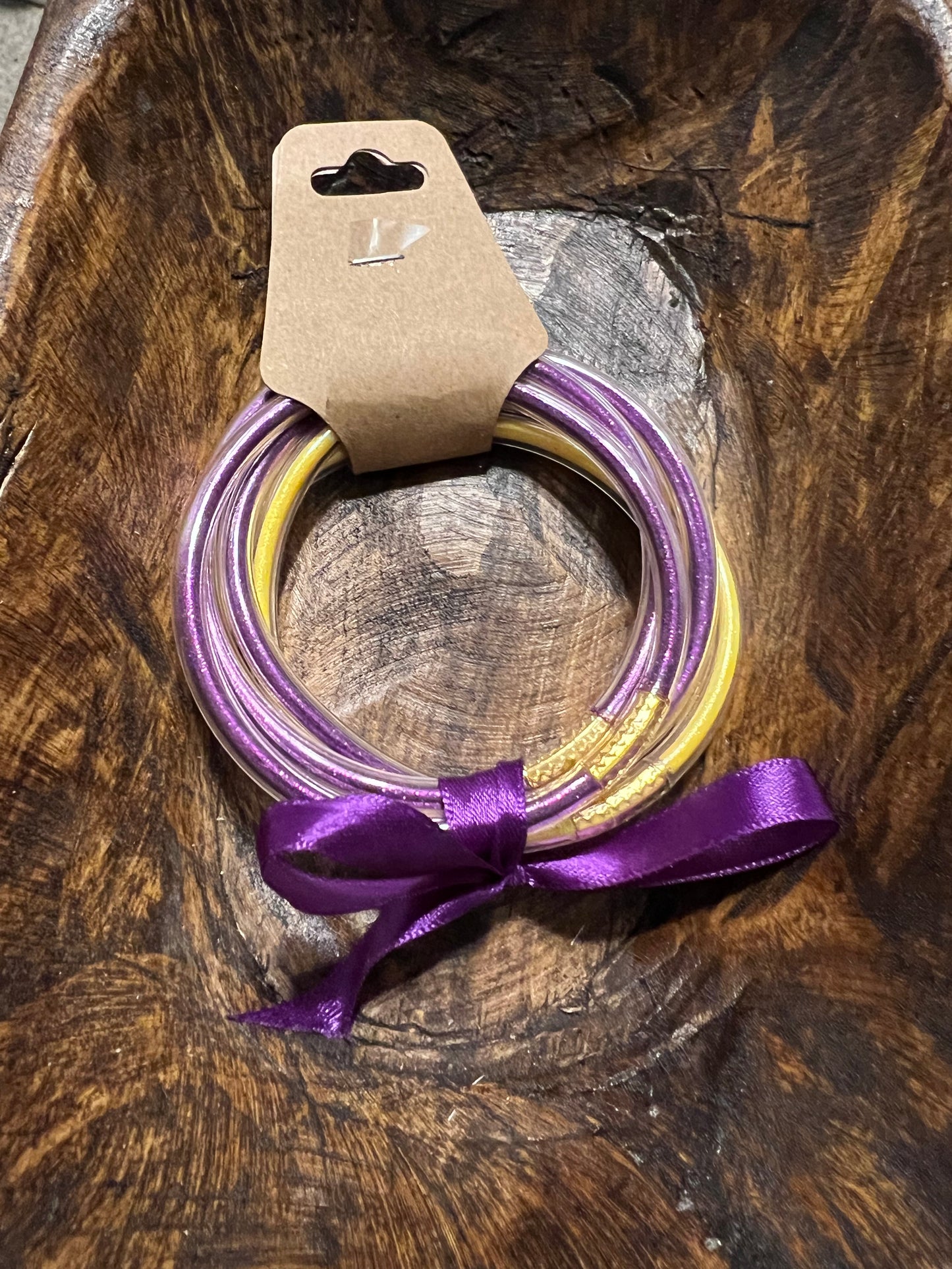 Purple/Gold Bangles