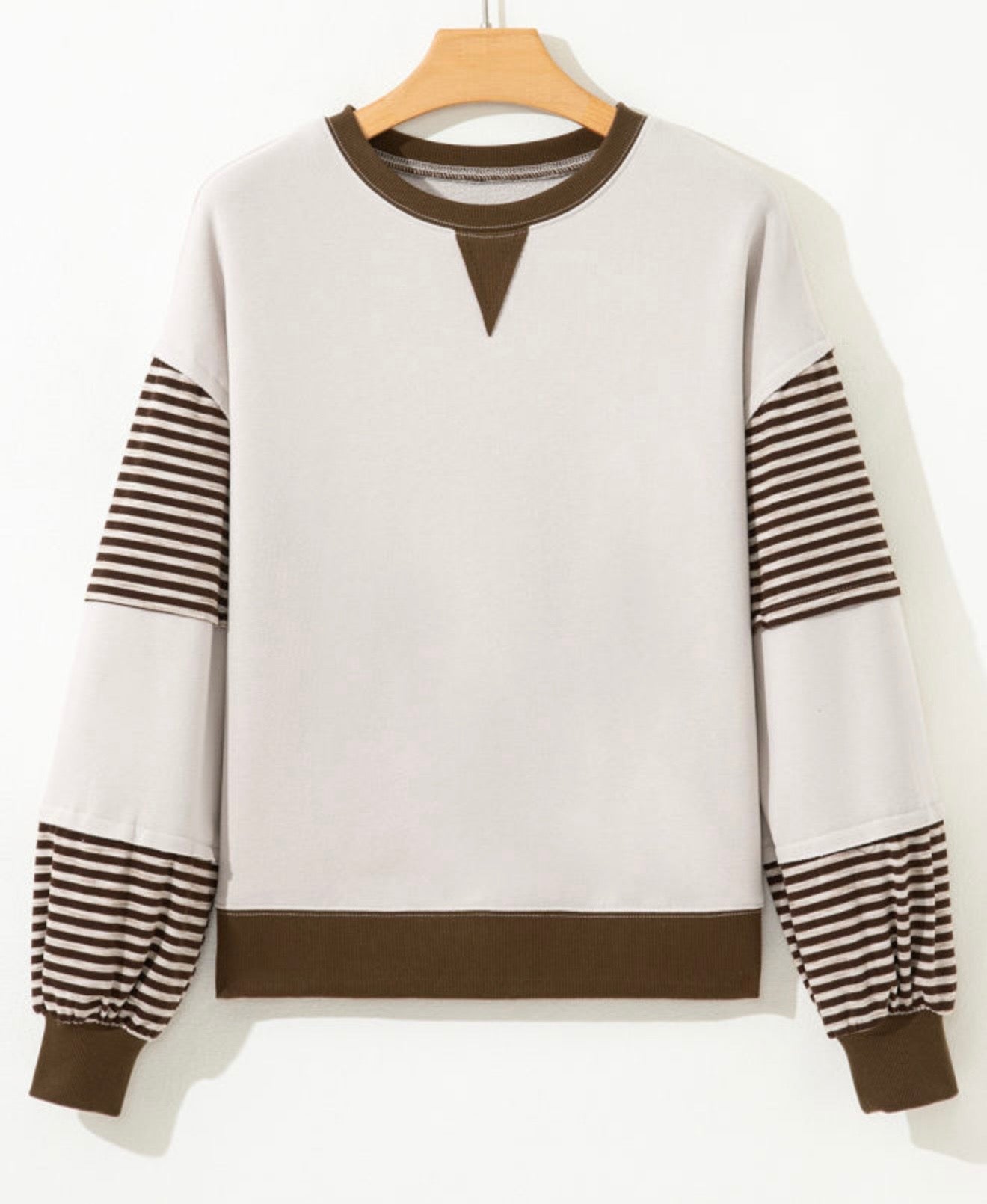 Colorblock Patchwork Sweatshirt