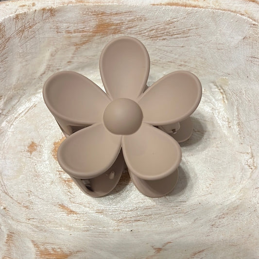 Light Tan Flower Clip