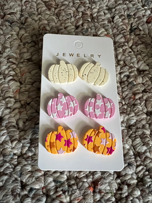 3pack Decorative Pumpkin Studs