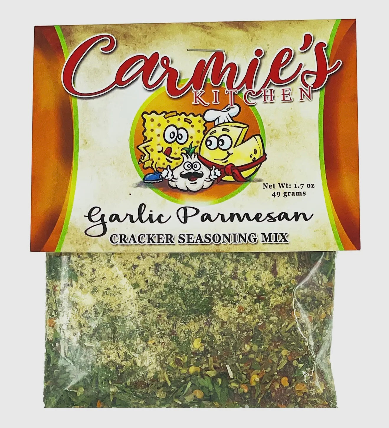 Carmie’s Garlic Parmesan Cracker Seasoning Mix