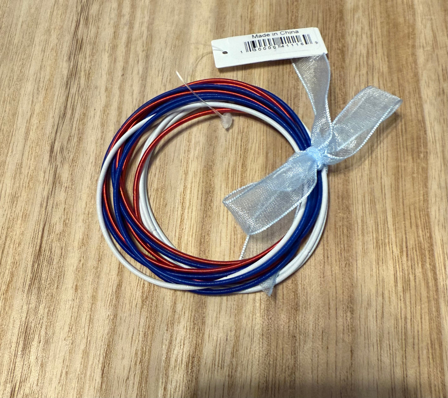 Red, White, & Blue Guitar String Bands
