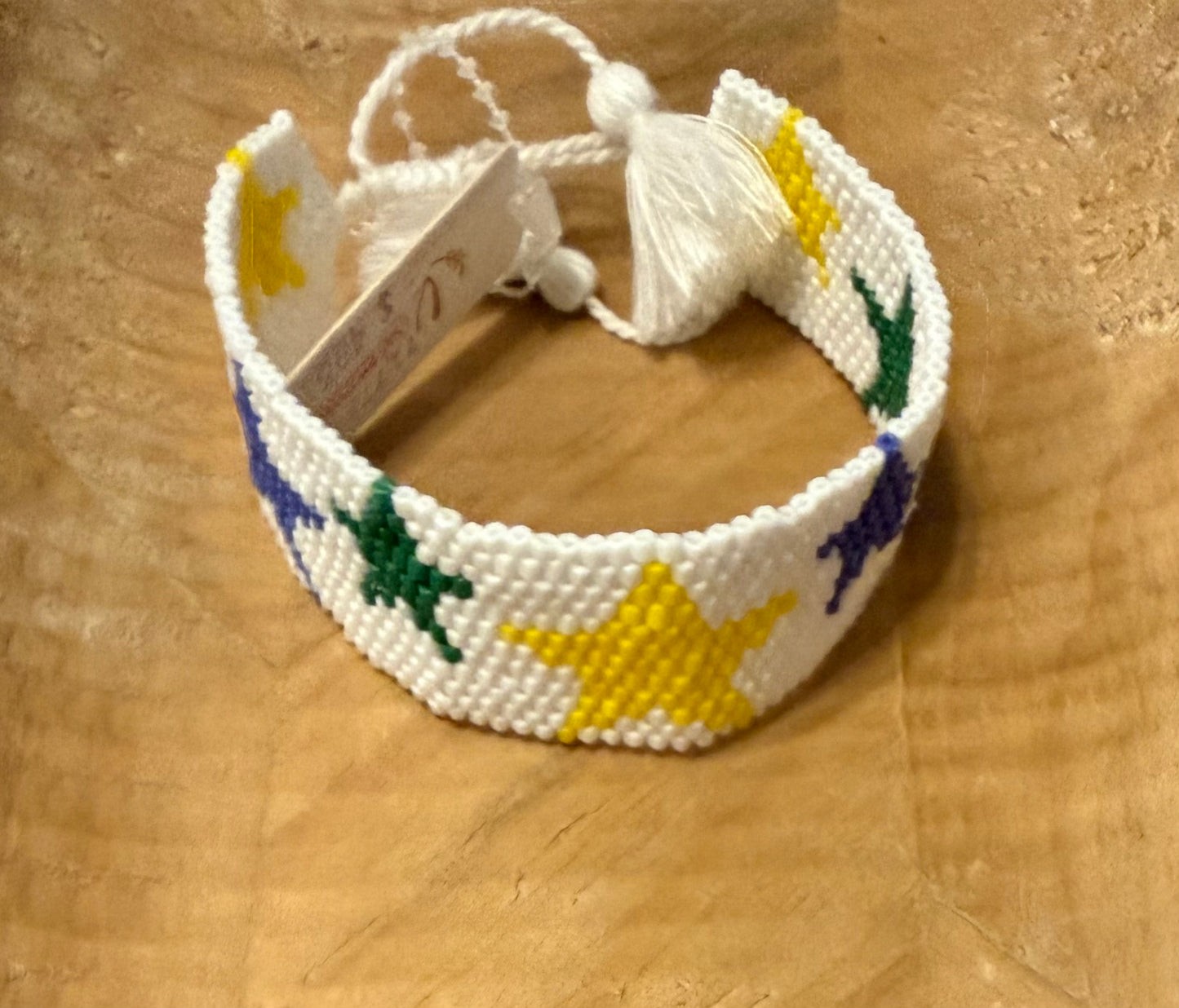 Mardi Gras Bracelet