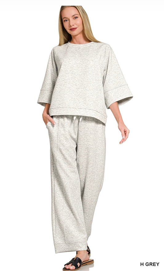 Scuba 3/4 Sleeve Pants Set