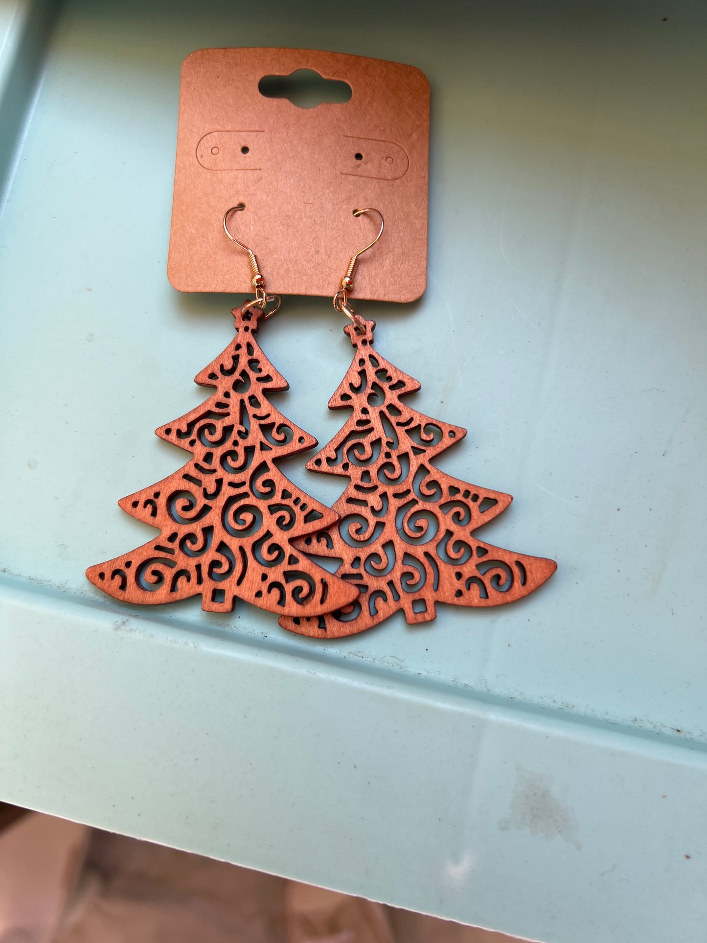 Wooden Christmas Tree Dangle