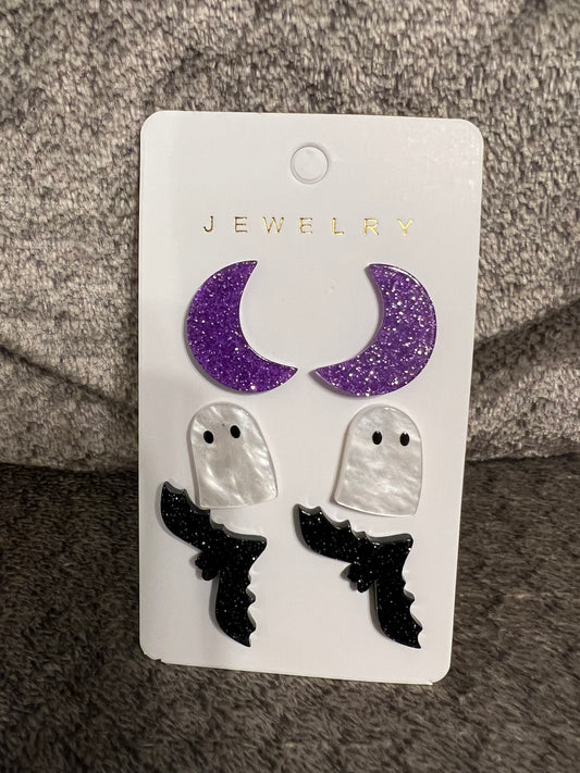 3 pack Halloween Stud