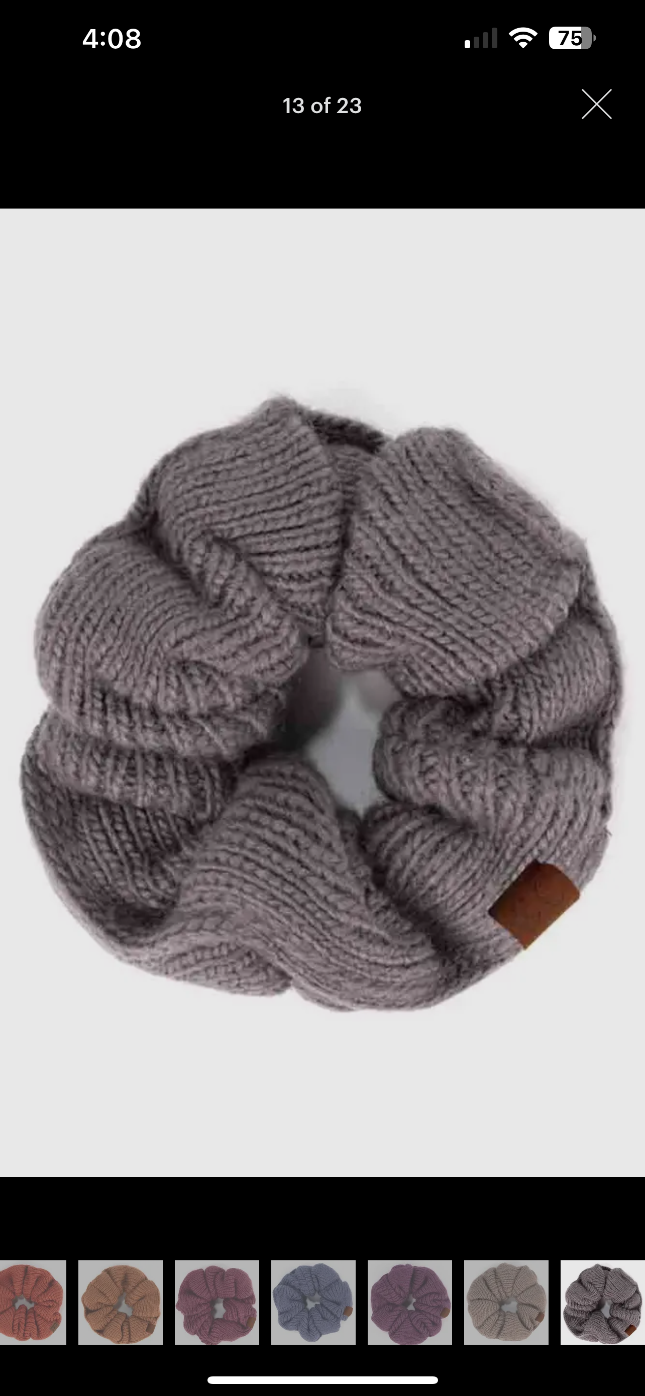 C.C. Soft Knit Scrunchies